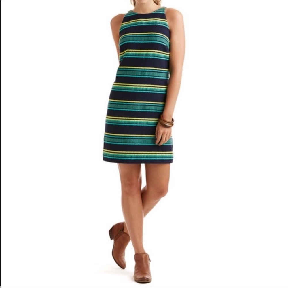 Vineyard Vines Striped Jacquard Shift Dress